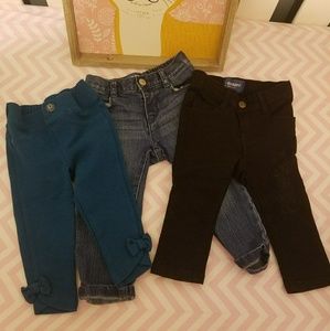 Toddler girl pants bundle